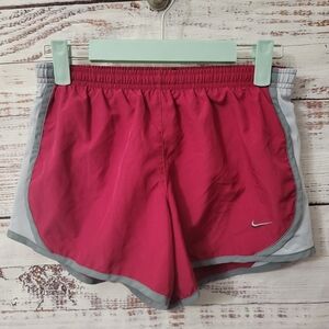 Youth L Nike Red Running Shorts